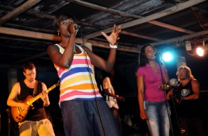 Sister Fa and band perform in Thionck Essyl, Senegal 11/05/12 (c) Alicia Field