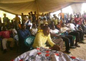 Participants listening to discussion