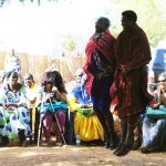 TTC participants doing the traditional Maasai dance