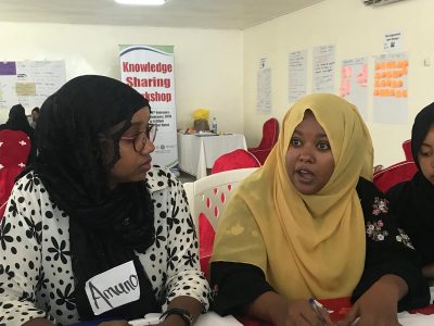 Participants in discussions at the KSW in Somaliland. 